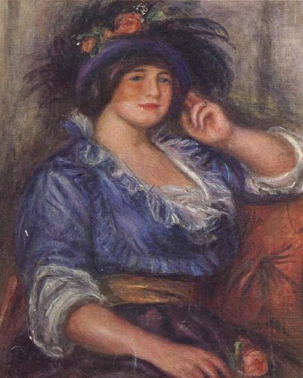 Young Girl with a Rose (Mme Colonna Romano), Pierre Renoir